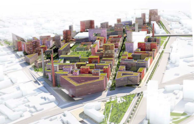 Architectural and town planning concept of developing the territory of "Serp i Molot" factory  MVRDV & AM PROEKTUS & LAPLAB