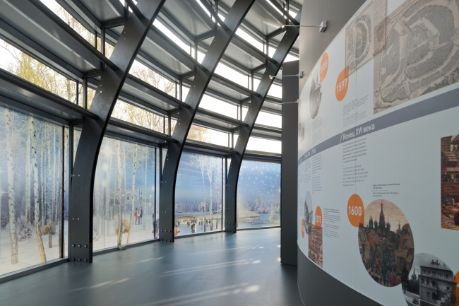 Information pavilion of "Zaryadye" Park. Photo by Ilia Ivanov.