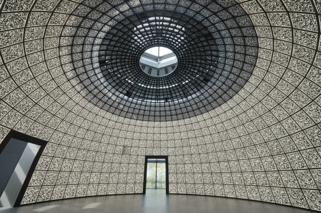 Information pavilion of "Zaryadye" Park. Photo by Ilia Ivanov.