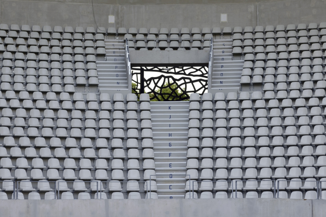 Стадион «Жан Буэн» © Olivier Amsellem. Предоставлено Agence Rudy Ricciotti