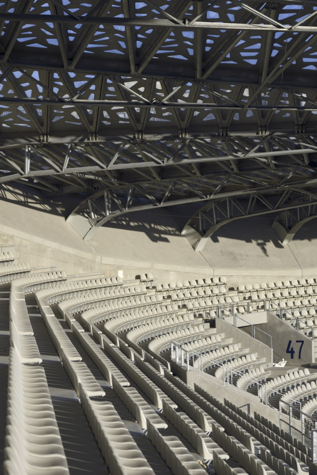 Стадион «Жан Буэн» © Olivier Amsellem. Предоставлено Agence Rudy Ricciotti