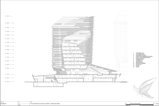 ������ Jockey Club Innovation Tower ������������ ���������������� ������������ � Zaha Hadid Architects