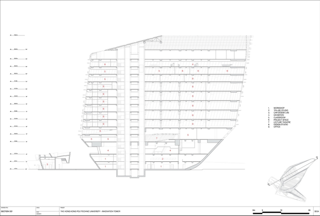  Jockey Club Innovation Tower     Zaha Hadid Architects