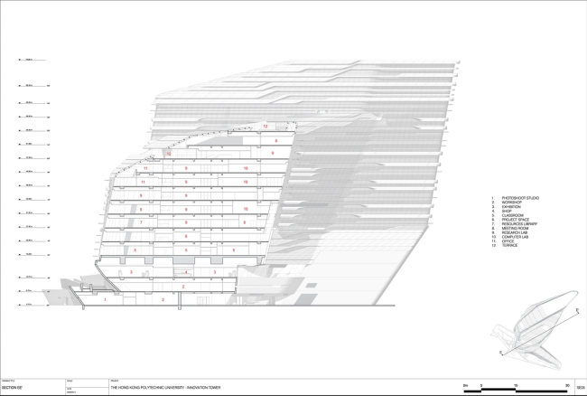  Jockey Club Innovation Tower     Zaha Hadid Architects
