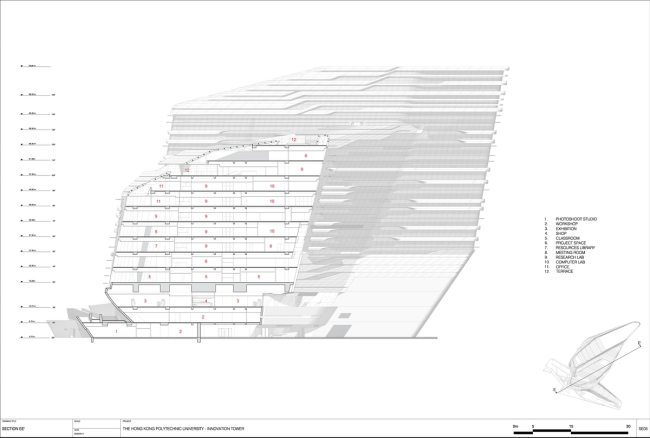 ������ Jockey Club Innovation Tower ������������ ���������������� ������������ � Zaha Hadid Architects