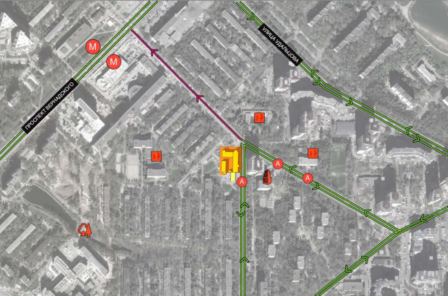 Предварительная архитектурно-градостроительная концепция реконструкции офисного здания на проспекте Вернадского © Т+Т Architects Предварительная архитектурно-градостроительная концепция реконструкции офисного здания на проспекте Вернадского © Т+Т Architects