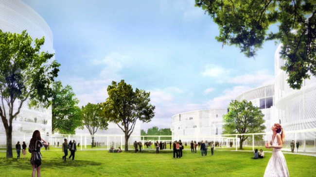 Новый кампус университета Луиджи Боккони © SANAA