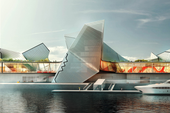 2-� ������. Tom Wiscombe Architecture (���) � Fei & Cheng Associates / Philip T.C. Fei (�������). �����������: Kinmen Harbor Bureau