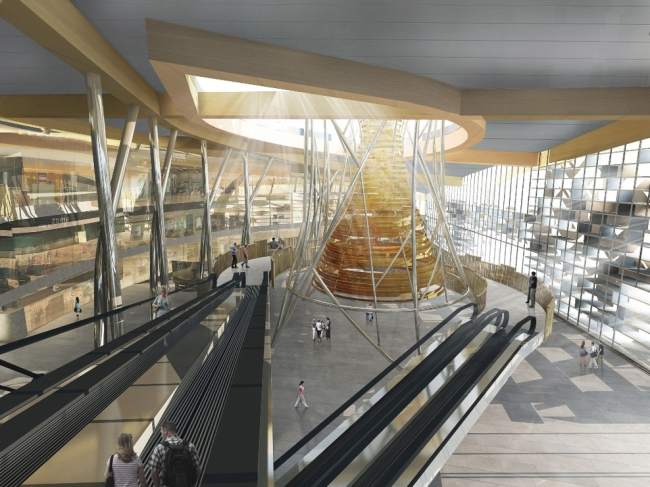 ������������� ������. Miralles Tagliabue EMBT SLP (�������) � Shou Dong-Gang � Su Mao-Pin Architect (�������). �����������: Kinmen Harbor Bureau