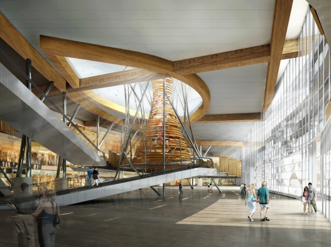 ������������� ������. Miralles Tagliabue EMBT SLP (�������) � Shou Dong-Gang � Su Mao-Pin Architect (�������). �����������: Kinmen Harbor Bureau