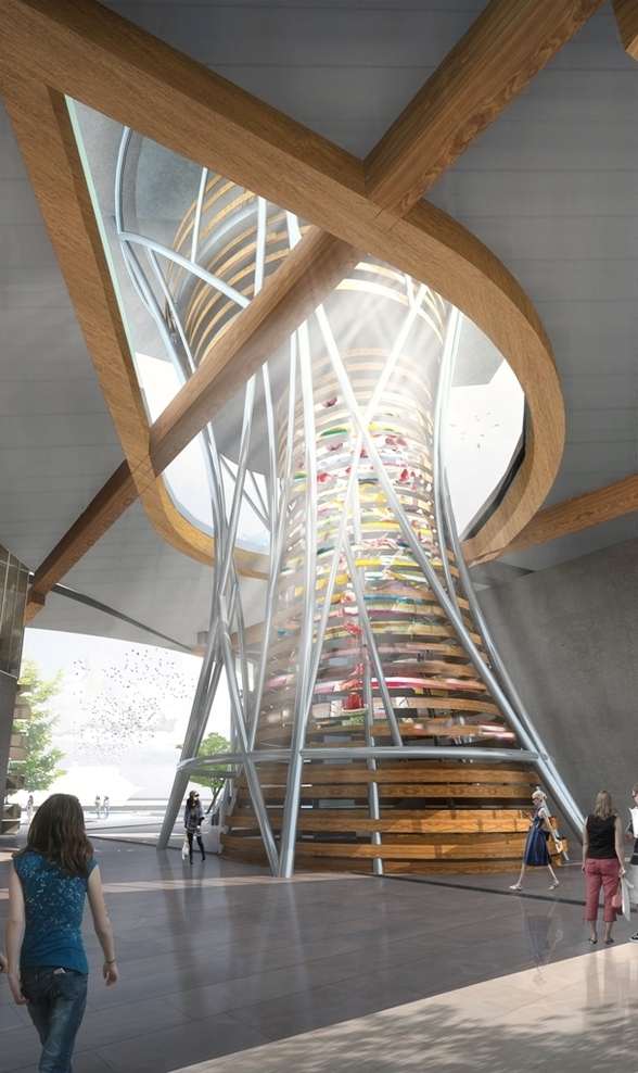 ������������� ������. Miralles Tagliabue EMBT SLP (�������) � Shou Dong-Gang � Su Mao-Pin Architect (�������). �����������: Kinmen Harbor Bureau