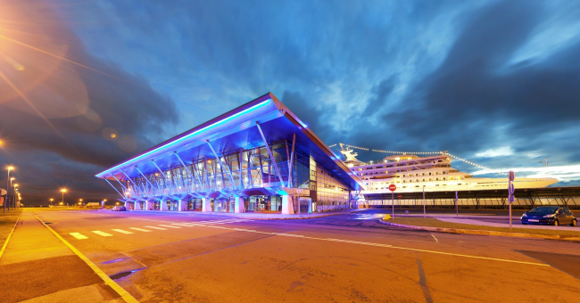 Sea passenger terminal. Terminal #2 (cruise)  "A.Len"