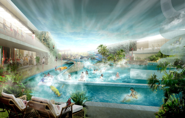 Concept of reconstructing the swimming complex of "Luzhniki"  Asadov Architectural Bureau