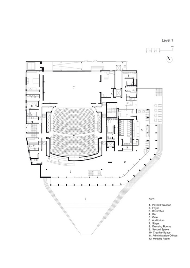 Театр Марло © Keith Williams Architects
