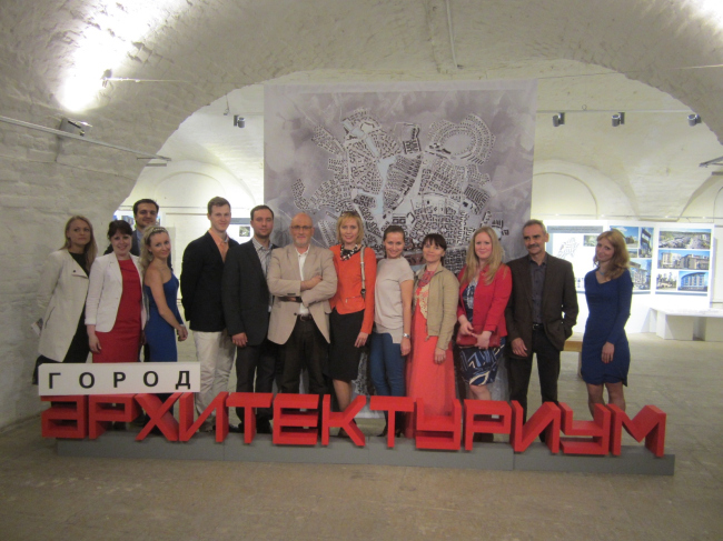 The team of the studio at the exhibition "Architecturium City" � "Architecturium"/ Yuri Pankratov