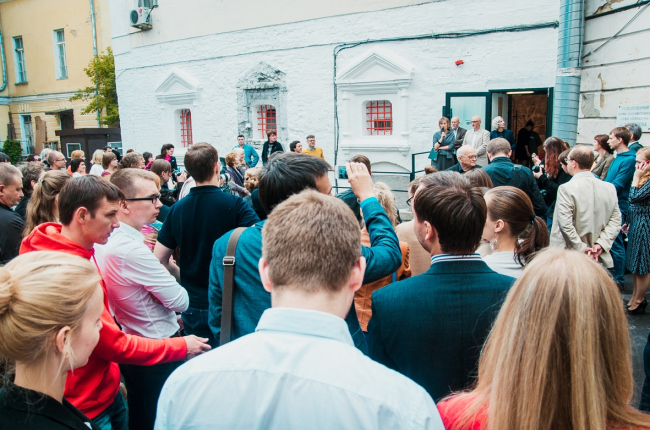 At the opening ceremony of the exhibition "Architecturium City"  "Architecturium"/ Yuri Pankratov