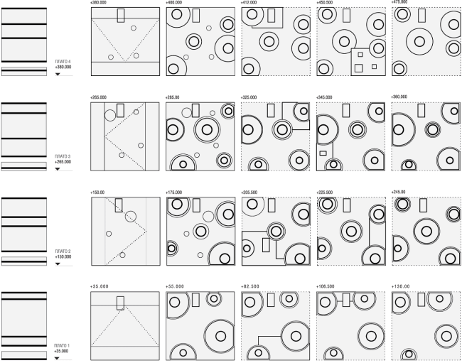 Section views of the floors � TOTEMENT / PAPER