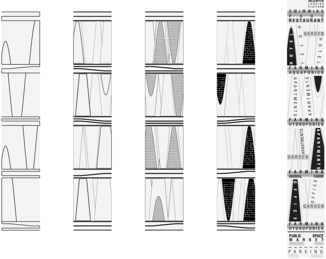Silhouette of the building � TOTEMENT / PAPER