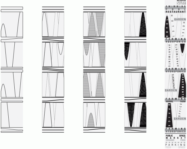 Silhouette of the building  TOTEMENT / PAPER