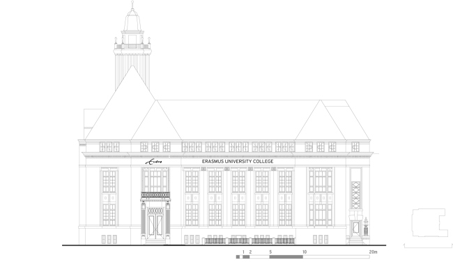 ������. Erasmus University College. � (designed by) Erick van Egeraat