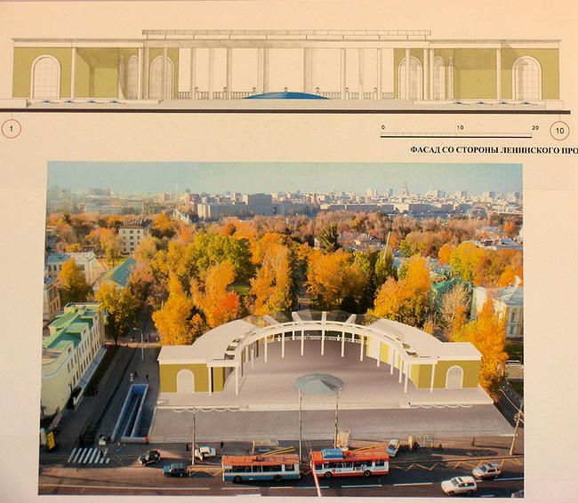 Павильон на Ленинском проспекте