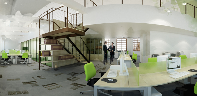 Reconstruction of the milling factory of Merchant Zaryvny into an office center � �+� Architects, Mealhouse Concept Design