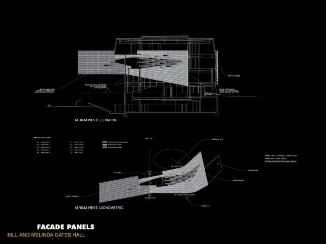 Корпус Билла и Мелинды Гейтс Корнельского университета © Morphosis Architects. Изображение с сайта morphopedia.com