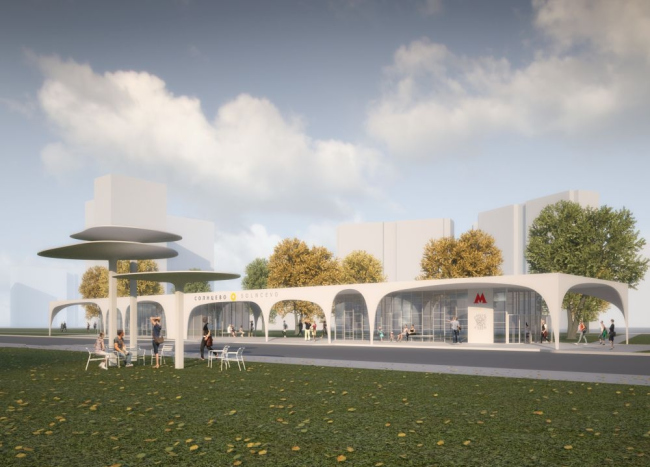 Project of "Solntsevo" station � Anton Barklyansky