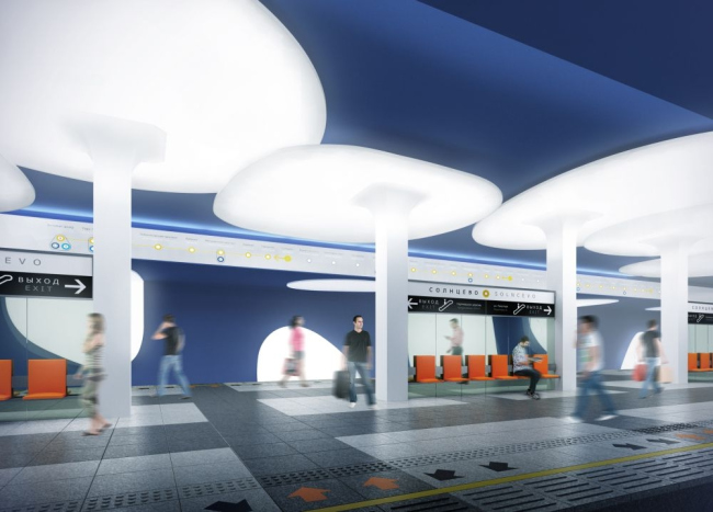 Project of "Solntsevo" station � Anton Barklyansky