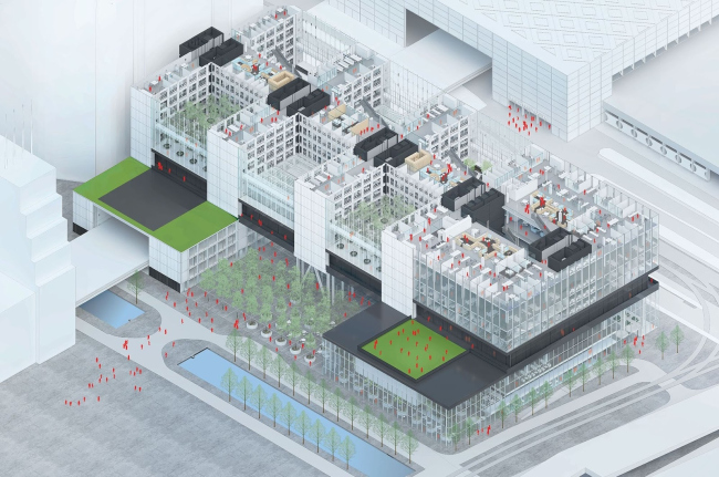 ���������������� ������ �� ����� ���������, 8 � Poortcentraal / OMA / BAM