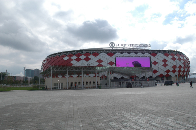 Стадион «Открытие Арена». Фотография предоставлена компанией КНАУФ