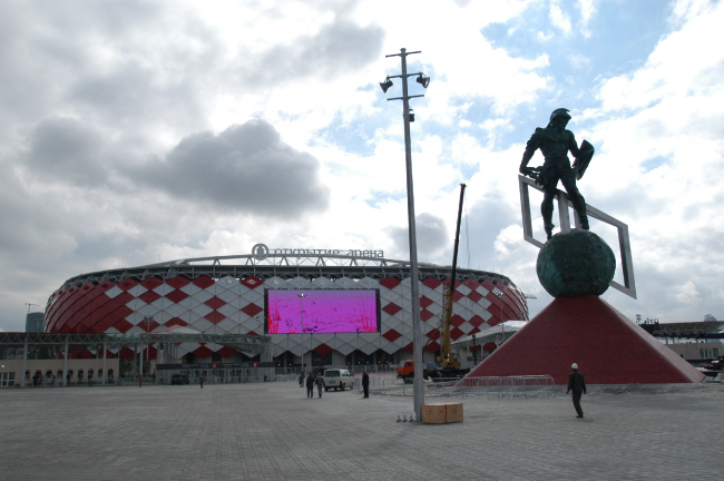 Стадион «Открытие Арена». Фотография предоставлена компанией КНАУФ