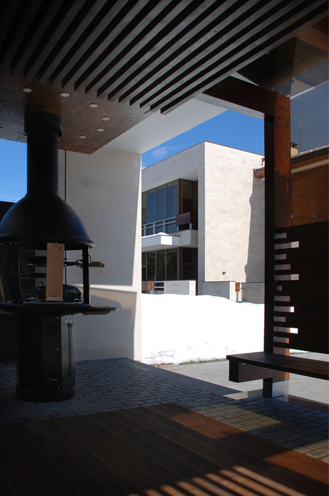 Country house in Moscow area. Open air terraces and recreation zones � Fourth dimension