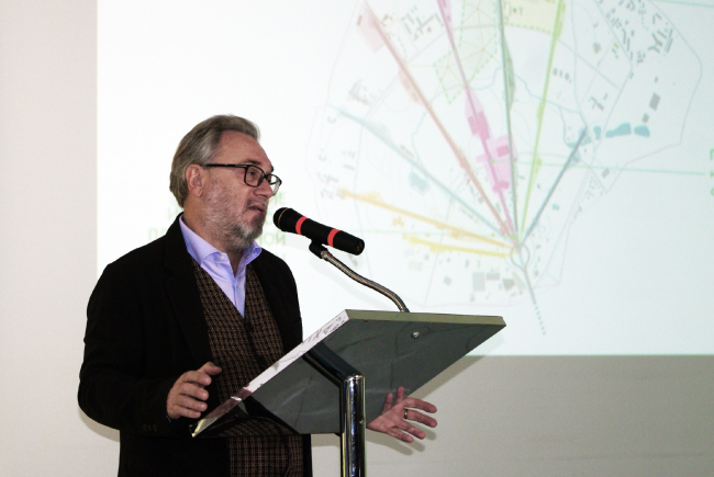 Oleg Shapiro, one of the authors of the winning project. Photo by Alla Pavlikova