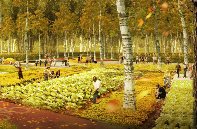 ������ �����. ������ ������ ����. ������: Turenscape (�����), �� ������� (������), MIX Design Studio, AECOM LLC (������)