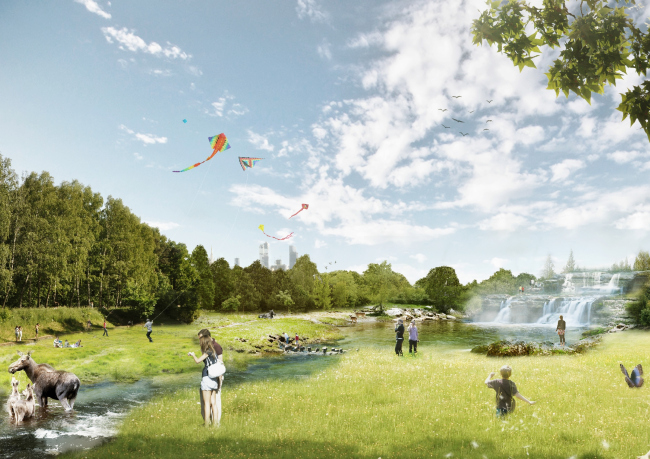 Third place. "Sokolniki Park: Legacy Evolution". Authors: Lola Landscape architects (Netherlands), Architectural group  (Russia), Taller 301 (Columbia), Land + Civilization Compositions (Netherlands), Symboisis Grontmij Belgium NV (Belgium), Studio Tra