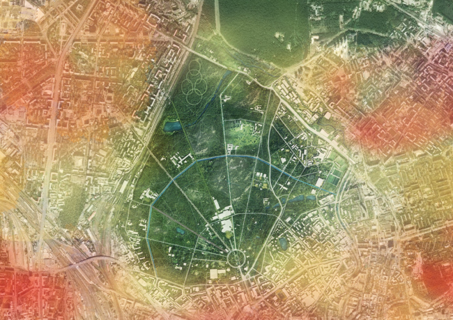 Third place. "Sokolniki Park: Legacy Evolution". Authors: Lola Landscape architects (Netherlands), Architectural group ��� (Russia), Taller 301 (Columbia), Land + Civilization Compositions (Netherlands), Symboisis Grontmij Belgium NV (Belgium), Studio Tra