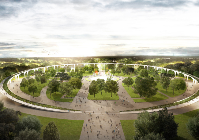 Third place. "Sokolniki Park: Legacy Evolution". Authors: Lola Landscape architects (Netherlands), Architectural group  (Russia), Taller 301 (Columbia), Land + Civilization Compositions (Netherlands), Symboisis Grontmij Belgium NV (Belgium), Studio Tra