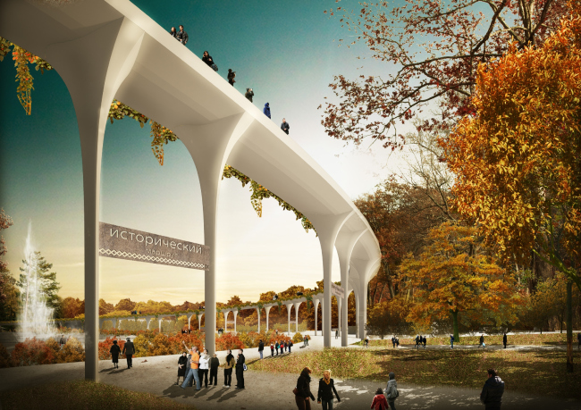 Third place. "Sokolniki Park: Legacy Evolution". Authors: Lola Landscape architects (Netherlands), Architectural group ��� (Russia), Taller 301 (Columbia), Land + Civilization Compositions (Netherlands), Symboisis Grontmij Belgium NV (Belgium), Studio Tra