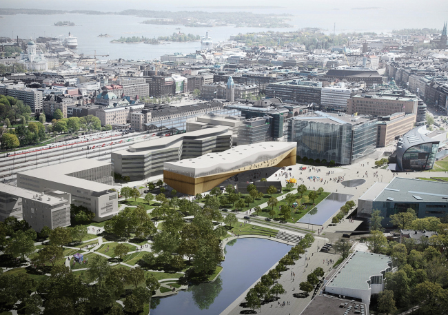Центральная библиотека Хельсинки © ALA Architects