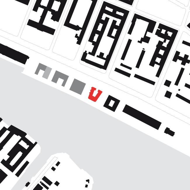 White Cube residential complex. Location plan  nps tchoban voss