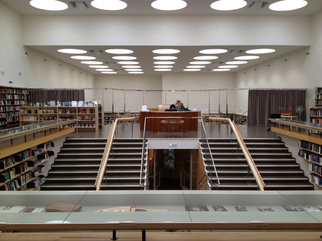 Библиотека Аалто в Выборге. Читальный зал. Фотография © «ДНК аг» 