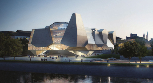������ UNStudio. ����������� � ����� beethoven-festspielhaus.de