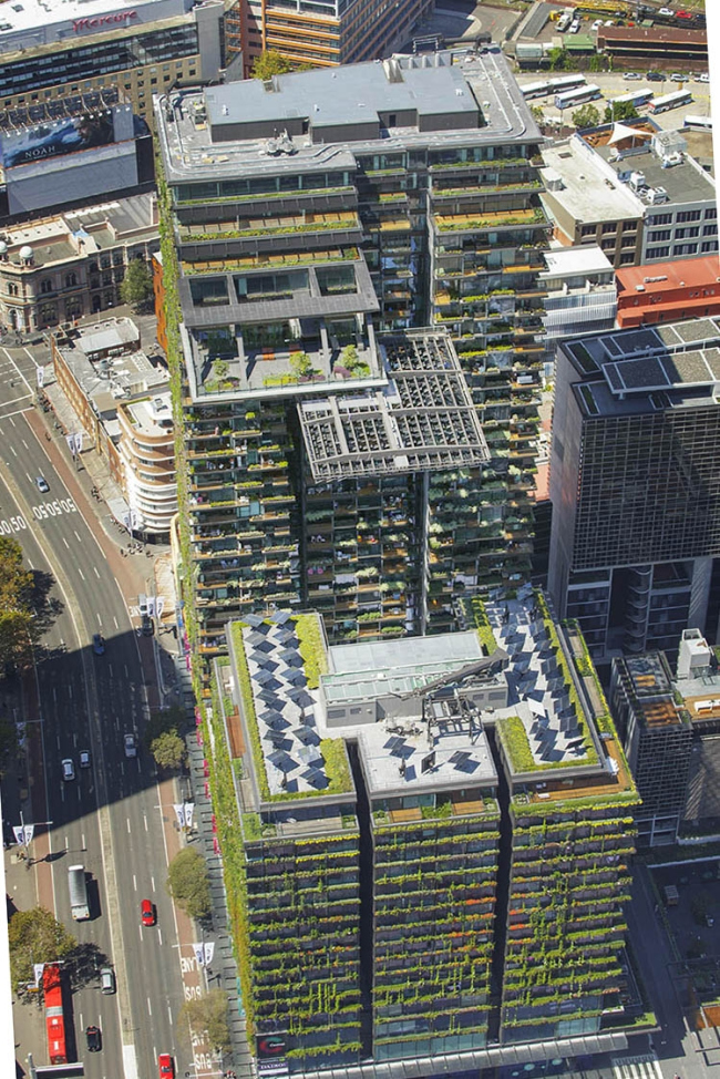 ����� One Central Park. ����������� Ateliers Jean Nouvel. ������� �������� PTW Architects. �������� John Gollings. ������������� Frasers Property � Sekisui House