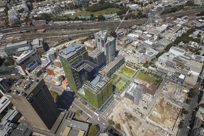 ����� One Central Park. ����������� Ateliers Jean Nouvel. ������� �������� PTW Architects. �������� John Gollings. ������������� Frasers Property � Sekisui House