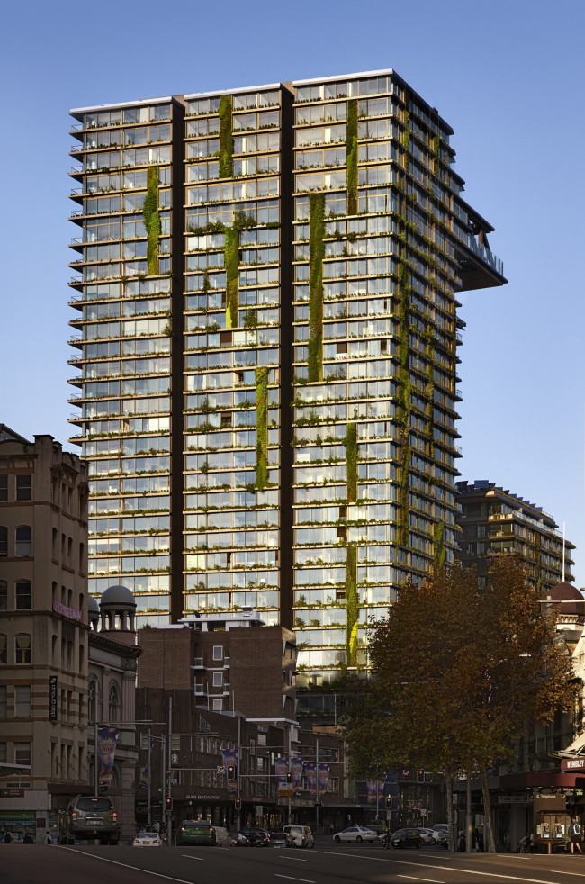  One Central Park.  Ateliers Jean Nouvel.   PTW Architects.  Murray Fredericks.  Frasers Property  Sekisui House