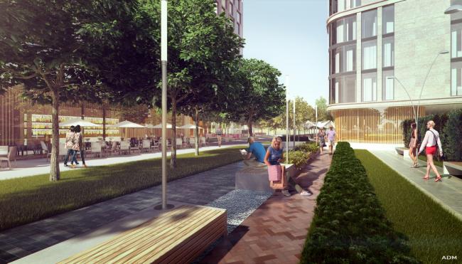 Hotel and shopping complex at the Leninsky Avenue � ADM Studio