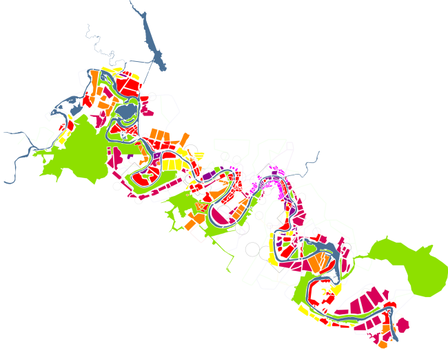 Concept of the riverfront development of the Moskva River � Burgos&Garrido Arquitectos