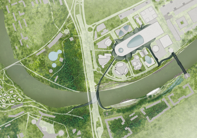 Concept of the riverfront development of the Moskva River � Burgos&Garrido Arquitectos