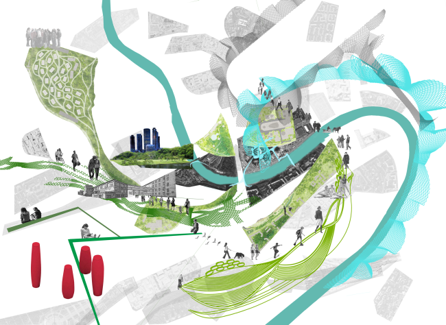 Concept of the riverfront development of the Moskva River � Burgos&Garrido Arquitectos